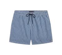 Tommy Hilfiger - Pantaloncini da bagno medi con coulisse e stampa - - Swimwear - Uomo - Blu - XL