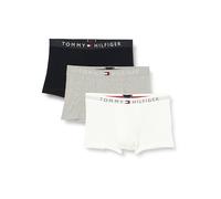 Tommy Hilfiger Pantaloncino Boxer Uomo Confezione da 3 Intimo, Multicolore (Grey Htr/White/Desert Sky), XL