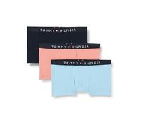 Tommy Hilfiger Pantaloncino Boxer Uomo Confezione da 3 Intimo, Multicolore (Sleepy Blue/Des Sky/Teaberry), L