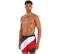 Pantaloncini da bagno Tommy Hilfiger Medium Drawstring Diag desert sky da uomo (M)