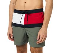 Tommy Hilfiger Medium Drawstring Um0um03259, Pantaloncino da Bagno Uomo, Verde (Stonewash Green), M
