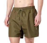 Tommy Hilfiger Pantaloncino da Bagno Uomo Medium Drawstring Lunghezza Media, Verde (Army Green), M