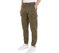 Tommy Hilfiger Chelsea Cargo Gabardine GMD MW0MW31149 Pantaloni in Tessuto, Kaki (Army Green), 36W / 32L Uomo