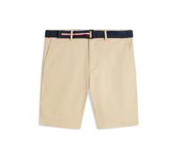 Tommy Hilfiger - Denton Belted Twill Slim 9.5 Inseam Shorts - - Shorts - Uomo - Beige - W33