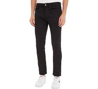 Tommy Hilfiger Pantaloni di jeans Uomo, Nero, 30W / 34L