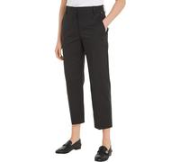 Tommy Hilfiger Pantaloni Donna Chino Slim Fit, Nero (Black), 48