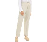 Tommy Hilfiger Pantaloni in Tessuto Donna Casual Linen Pull On Pant Tapered Fit, Beige (Light Beige), 46