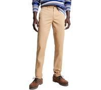 Tommy Hilfiger Pantaloni Uomo Bleecker Chino Slim Fit, Verde (Classic Khaki), 28W/36L
