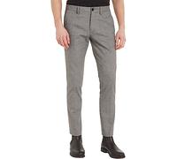 Tommy Hilfiger Pantaloni Uomo Bleecker Chinos, Grigio (Medium Grey Heather), 31W / 30L
