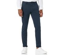 Tommy Hilfiger Pantaloni Uomo Bleecker TH Flex Satin Gmd Chino, Blu (Desert Sky), 33W / 29L