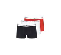 Tommy Hilfiger Uomo Pantaloncini Boxer Confezione da 3 con Fascia con Logo, Multicolore (Desert Sky/White/Primary Red), S
