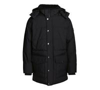 Tommy Hilfiger Uomo Piumino Rockie Utility Parka con Chiusura con Bottoni, Nero (Black), M