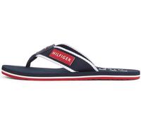 Tommy Hilfiger Uomo Infradito Patch Beach Sandal con Logo, Blu (Desert Sky), 41