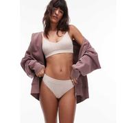 Tommy Hilfiger - Perizoma beige con bordo nastrato con logo-Neutro S