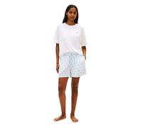 TOMMY HILFIGER Pigiama Set 2 pezzi T-Shirt e Shorts bianco | M