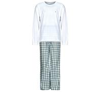 Tommy Hilfiger Pigiami / camicie da notte LS WOVEN PJ SET PRINT in Bianco EU L