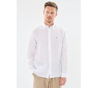 Tommy Hilfiger Camicia Uomo Camicia in Lino, Bianco (Optic White), M
