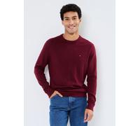 Tommy Hilfiger - Pima Org Ctn Cashmere Crew Neck Bordeaux - Abbigliamento S Bordeaux
