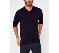Tommy Hilfiger - Pima Org Ctn Cashmere V Neck Nero - Abbigliamento L Nero