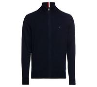 Pima Org Ctn Cashmere Zip Thru by Tommy Hilfiger L Blu