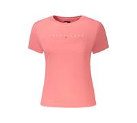 Tommy Hilfiger Pink Cotton Women's T-Shirt - XS