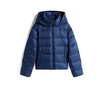 Tommy Hilfiger Donna Giacca Imbottita Down Casual Jacket con Cappuccio, Blu (Dark Night Navy), XXL
