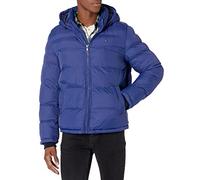 Tommy Hilfiger Piumino classico da uomo con cappuccio (standard e grande e alto) piumino alternativo cappotto, Blu Reale, M
