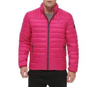 Tommy Hilfiger Piumino da uomo ultra loft leggero ripiegabile (standard e grande e alto) piumino alternativo cappotto, Rosa, M