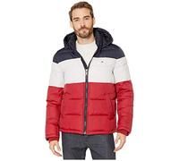 Tommy Hilfiger - Piumino sintetico da uomo con cappuccio, (taglie standard e Big & Tall), Small