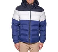 Tommy Hilfiger - Piumino sintetico da uomo con cappuccio, (taglie standard e Big & Tall), XX-Large