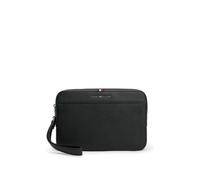 Tommy Hilfiger Pochette Tommy Hilfiger con logo in metallo e texture. onesize Nero