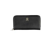 Tommy Hilfiger - Poliuretano Wallet - - Accessories - Donna - Nero - ONE SIZE