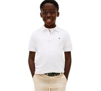 Tommy Hilfiger Polo Bandiera Bambino S/S, White, 6 Anni
