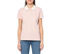 Tommy Hilfiger Polo da Donna, Rosa da Sposa Multicolore, XL