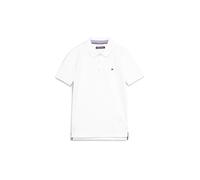 Tommy Hilfiger Bambino Maglietta Polo Maniche Corte in Cotone Bio, Bianco (Bright White), 4 Anni