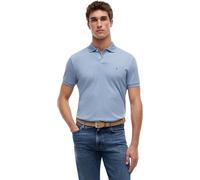 Tommy Hilfiger Liquid Cotton Reg Seasonal Polo Mw0mw39994 S/S, Blue (Heathered Blue Bros B0802), L Uomo
