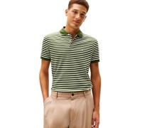 Tommy Hilfiger Polo da Uomo in Cotone Liquido Reg stagionale MW0MW39994 S/S, Verde, M, Verde (Pino mugo/Petali D'Avorio), M