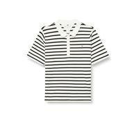Tommy Hilfiger CRV 1985 Reg Pique STP Polo SS WW0WW42755 Maniche Corte, Bianco (Breton Ecru/Desert Sky), 52 Donna