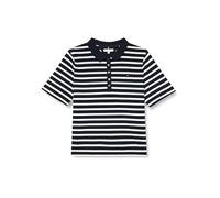 Tommy Hilfiger Polo Donna CRV 1985 Reg Pique STP SS S/S Polo, Blu, 48, Cielo del Deserto bretone/Ecru, 48