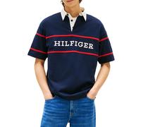 Tommy Hilfiger polo manica corta con logo blu S