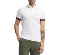 Tommy Hilfiger polo maniche corte in piquè bianco XL