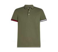 Tommy Hilfiger polo maniche corte in piquè verde militare XL