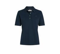 Tommy Hilfiger Maglietta Polo Maniche Corte Donna Regular Fit, Blu (Dark Night Navy), M