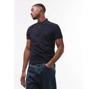 Tommy Hilfiger - Polo regular fit in cotone blu navy XS