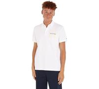 Tommy Hilfiger Polo Uomo Boucle H Embro Reg S/S, Bianco, M, White, M