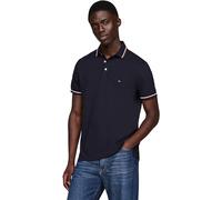 Tommy Hilfiger Polo Uomo con Punta Slim Fit MW0MW37346 S/S, Blu, S, Blu (Cielo del Deserto), S