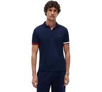 Tommy Hilfiger Polo Uomo RWB Cuff Cotone Liquido Slim MW0MW42743, Blu, XXL