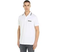 Tommy Hilfiger MONOTYPE Badge Reg Polo MW0MW33583 Maniche Corte, Bianco (White), L Uomo