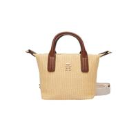 Tommy Hilfiger POPETTE MICRO TOTE R - Borsa tote da donna, rafia naturale, OS