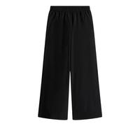 Tommy Hilfiger - Poplin Wide Leg Pant - - Trousers - Donna - Nero - XL